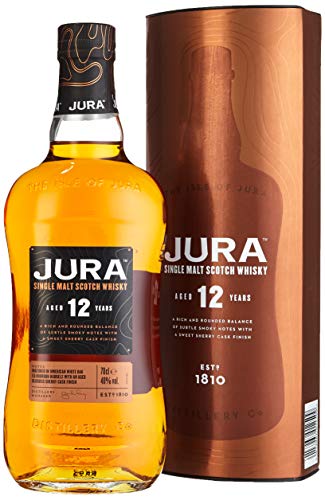 Jura 12 Years Old Single Malt Scotch Whisky mit Geschenkverpackung (1 x 0.7 l) - 1