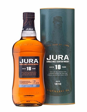 Jura 18 Years Old Single Malt Scotch Whisky mit Geschenkverpackung (1 x 0.7 l) - 1