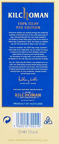 Kilchoman Islay The 9th Edition Whisky (1 x 0.7 l) - 9