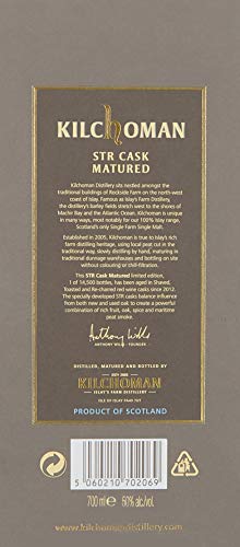 Kilchoman STR CASK Matured Islay Single Malt Scotch Whisky 2019 (1 x 0.7 L) - 5