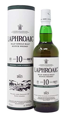 Laphroaig - Cask Strength Batch 011-10 year old Whisky - 1