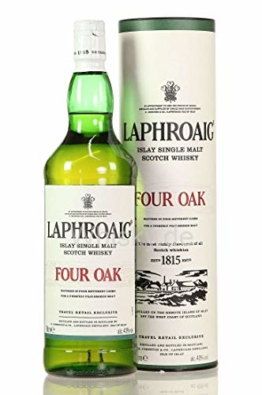 Laphroaig Four Oak Whisky mit Geschenkverpackung (1 x 1 l) - 1