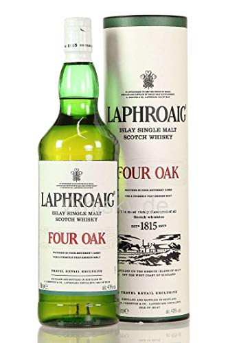 Laphroaig Four Oak Whisky mit Geschenkverpackung (1 x 1 l) - 1