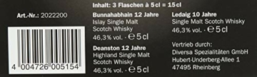Miniaturenset Single Malts – Eine Schottische Whiskyreise – Bunnahabhain, Deanston und Ledaig (3 x 0.05 l) - 6