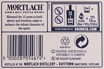 Mortlach 12 Jahre Single Malt Whisky (1 x 0.7 l) - 7