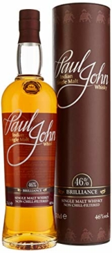 Paul John Brilliance Indian Single Malt Whisky mit Geschenkverpackung (1 x 0.7 l) - 1