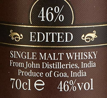 Paul John Edited Indian Single Malt Whisky mit Geschenkverpackung (1 x 0.7 l) - 6