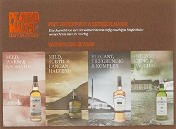 Peated Malts Whisky Geschenkset Mit Bowmore, Laphroaig, Connemara, the Ardmore, 4 x 0,05l, (4er Pack) - 5