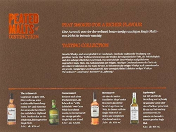 Peated Malts Whisky Geschenkset Mit Bowmore, Laphroaig, Connemara, the Ardmore, 4 x 0,05l, (4er Pack) - 6