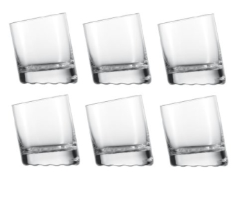 Schott Zwiesel 10 Grad, Whiskybecher 60, 6er Set, Whiskyglas, Kristallglas, 325 ml, 145063 - 1