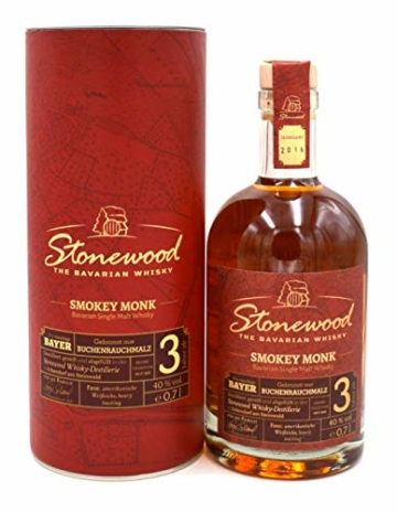 Schraml Stonewood Smokey Monk Whisky 0,7l Jahrgang 2016 - 2