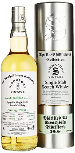 Signatory Vintage STRATHISLA 10 Years Old The Un-Chillfiltered Collection Vintage 2008 Whisky, 0.7 l - 1