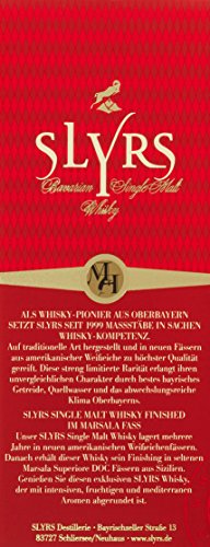 Slyrs Bavarian Single Malt Whisky Edition No. 1 Marsala Fass mit Geschenkverpackung (1 x 0.7 l) - 3