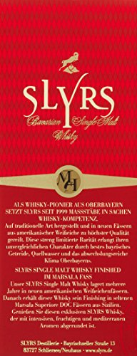 Slyrs Bavarian Single Malt Whisky Edition No. 1 Marsala Fass mit Geschenkverpackung (1 x 0.7 l) - 3