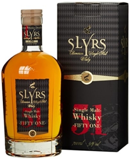 Slyrs Fifty One Bavarian Single Malt Whisky mit Geschenkverpackung (1 x 0.7 l) - 1