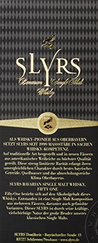 Slyrs Fifty One Bavarian Single Malt Whisky mit Geschenkverpackung (1 x 0.7 l) - 2