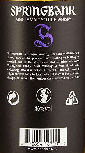 Springbank 18 Years Old Campbeltown Single Malt Scotch Whisky (1 x 0.7 L) - 5