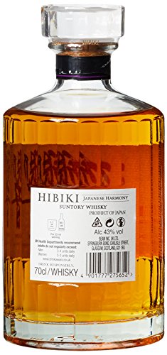 Suntory Whisky Hibiki Japanese Harmony, mit Geschenkverpackung, sanfter langanhaltender Nachgeschmack, 43% Vol, 1 x 0,7l - 2