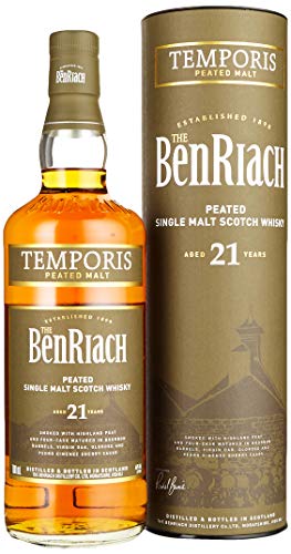 The BenRiach 21 Years Old TEMPORIS Peated Malt Whisky (1 x 0.7 l) - 1