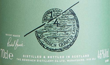 The BenRiach QUARTER CASKS Single Malt Scotch Whisky mit Geschenkverpackung (1 x 0.7 l) - 7