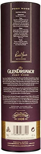 The GlenDronach PORT WOOD Highland Single Malt Scotch Whisky Whisky (x 0.7) - 5