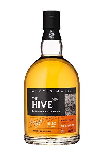 The Hive Batch Strength Malt Whisky 55%, 70cl - Wemyss Malts - Blended Malt Scotch Whisky - 3