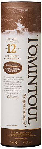 Tomintoul 12 Years Old Oloroso Cask mit Geschenkverpackung Whisky (1 x 0.7 l) - 4