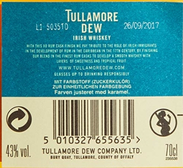 Tullamore Dew Caribbean Rum Cask Finish Whisky (1 x 0.7 l) - 3
