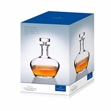 Villeroy & Boch - Scotch Whisky Whiskykaraffe No. 3, Kristallglas Dekanter mit Glasstopfen zum Servieren und Aufbewahren von Branntweinen, 1000 ml - 2