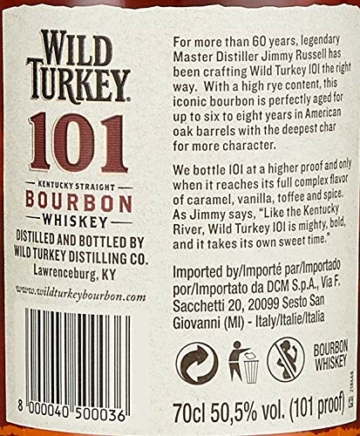 Wild Turkey 101 Bourbon Whiskey (1 x 0.7 l) - 4