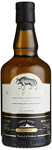 Wolfburn MORVEN Lightly Peated Single Malt Scotch Whisky mit Geschenkverpackung (1 x 0.7 l) - 3